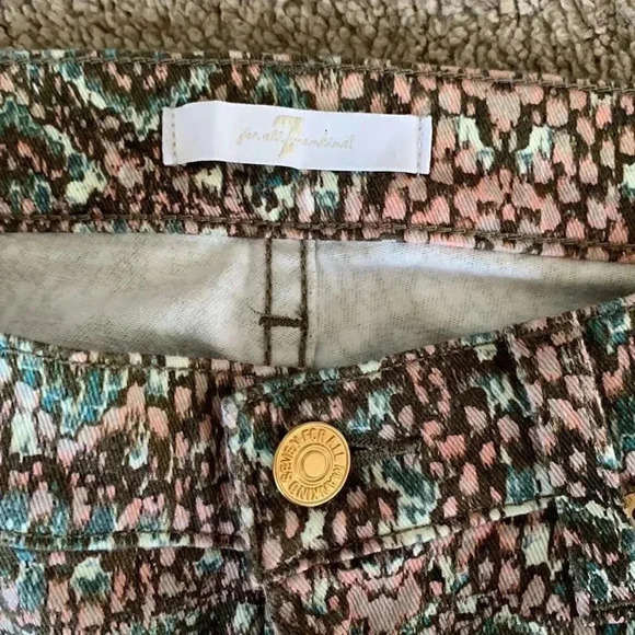 7 For All Mankind | Super Skinny Snake Print Jean - Picture 6 of 10